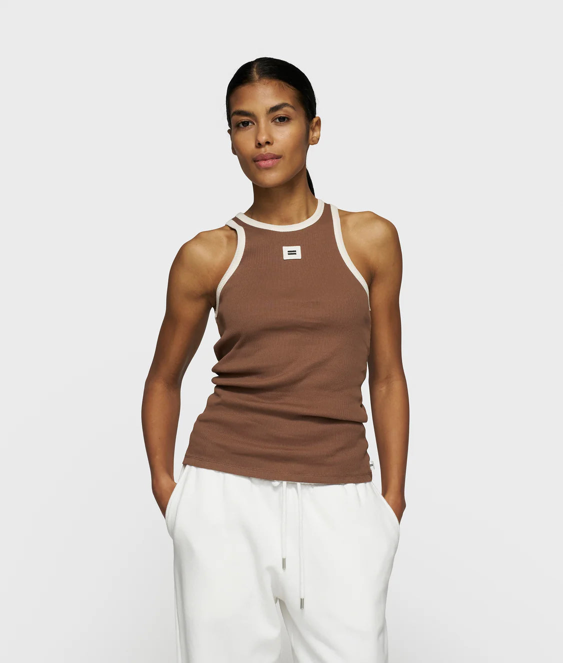Tank Top Rib Contrast