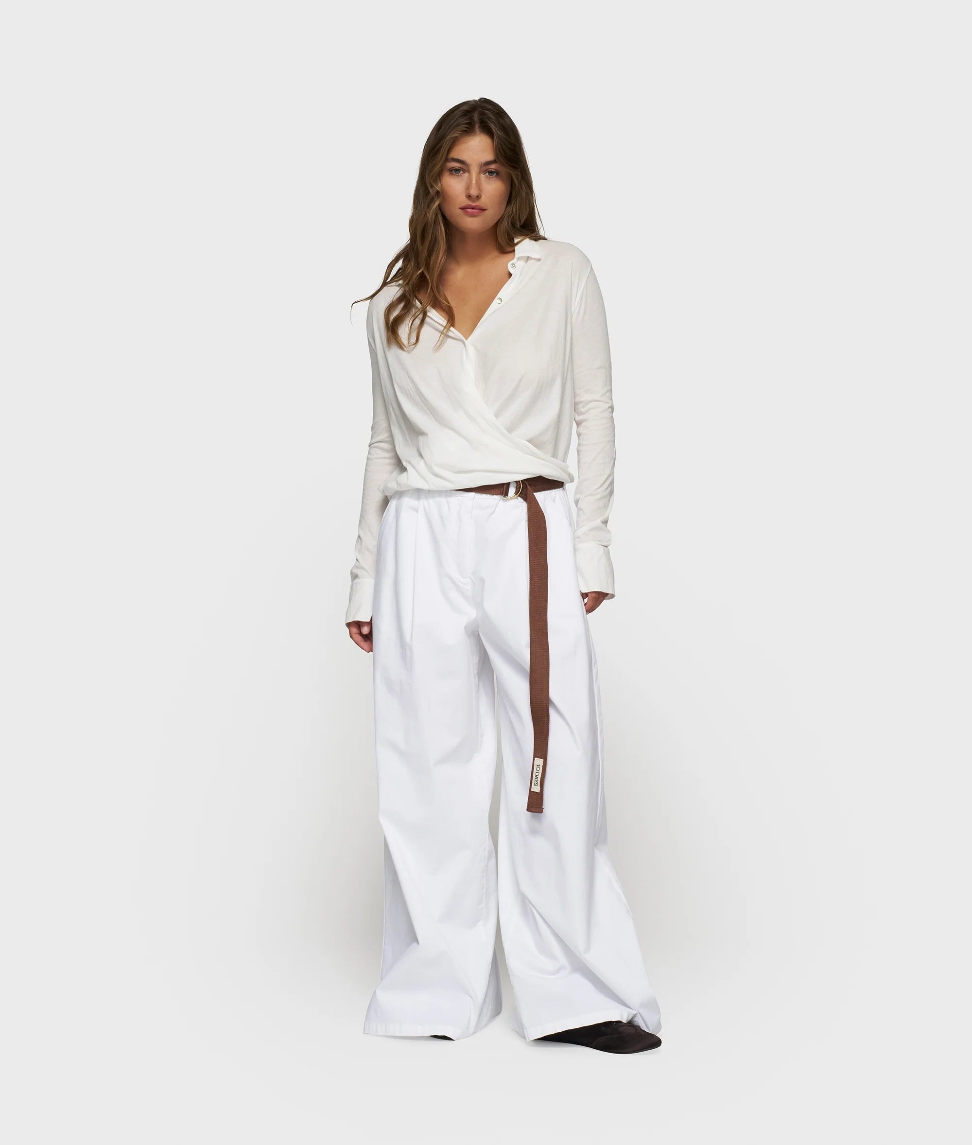 Wide Pants Twill