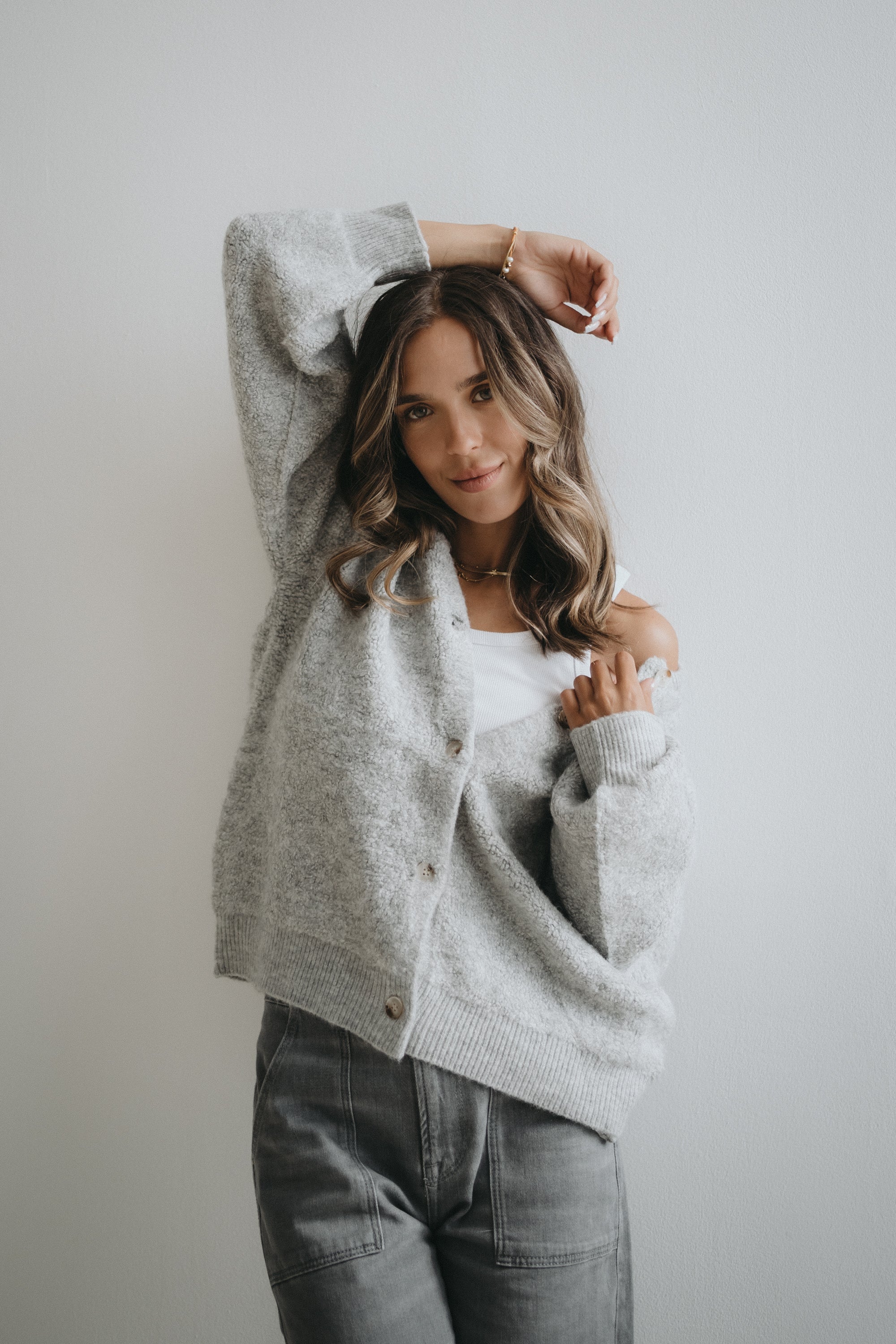 Teddyjacke „FenyaDLL“ grey