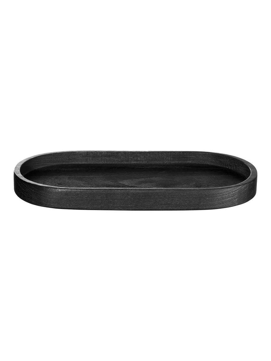 Tablett oval Black