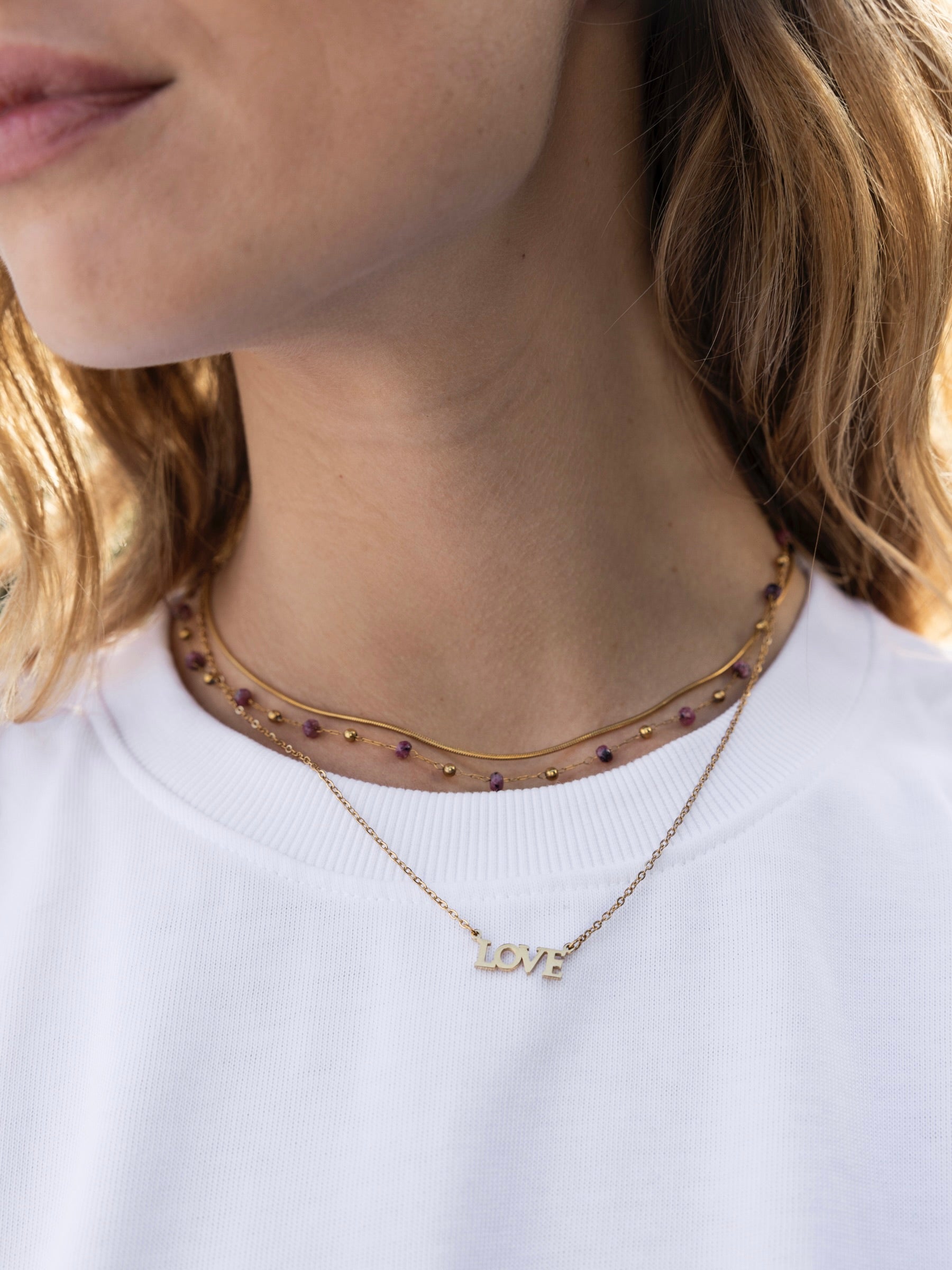 Kette Love gold