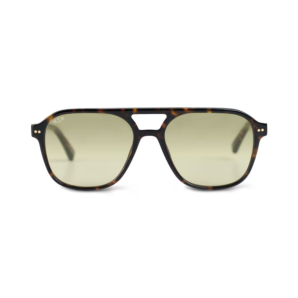 Sonnenbrille „Zurich Oversize dark Tortoise Green“