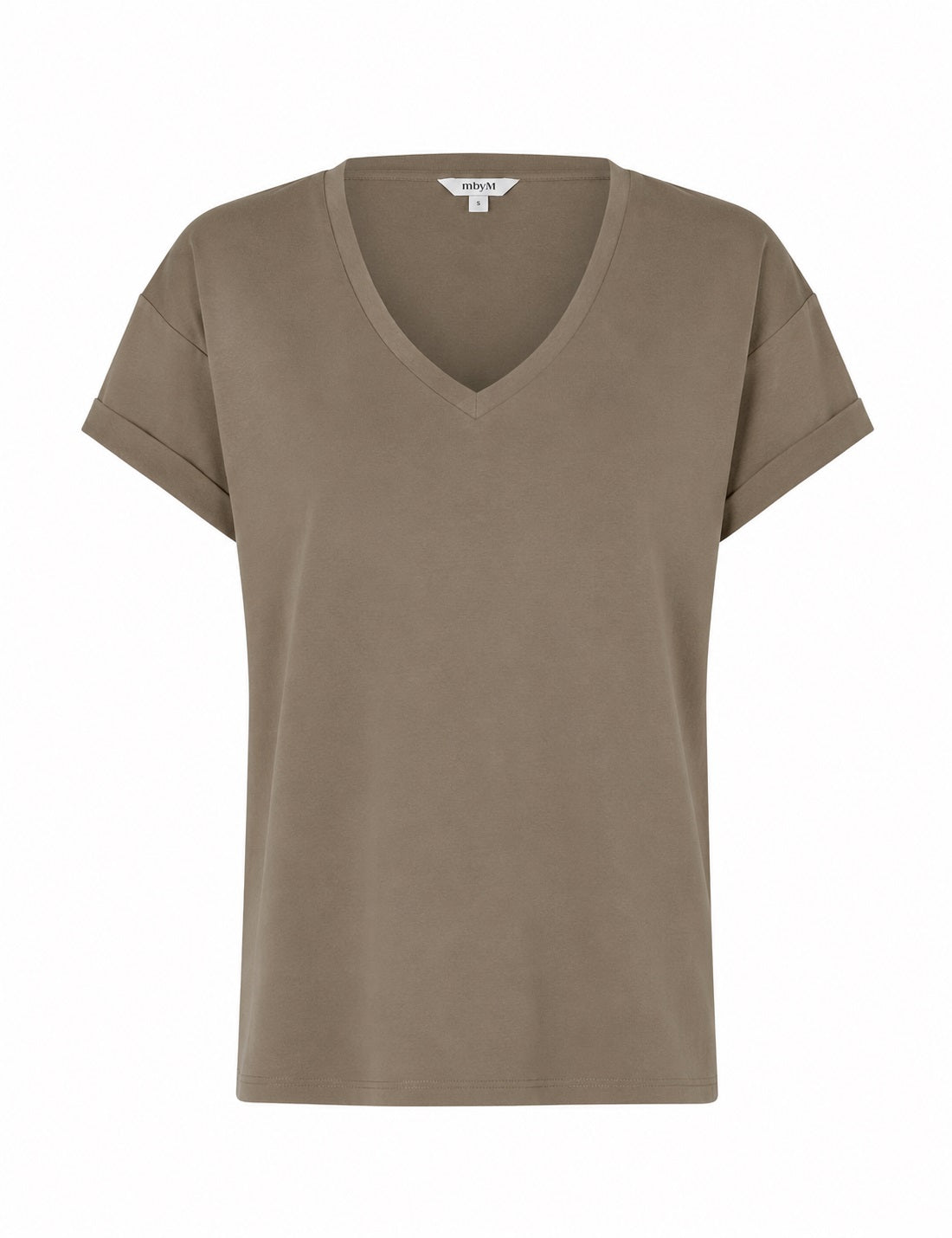 T-Shirt "Amana - V - M" - timber wolf - Dein Lieblingsladen Concept
