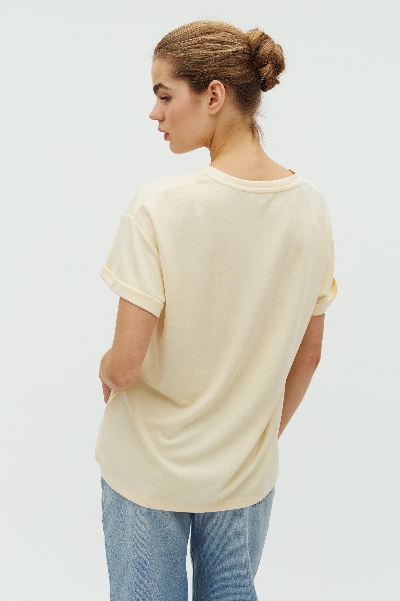 T-Shirt "Amana - M" - summer yellow - Dein Lieblingsladen Concept