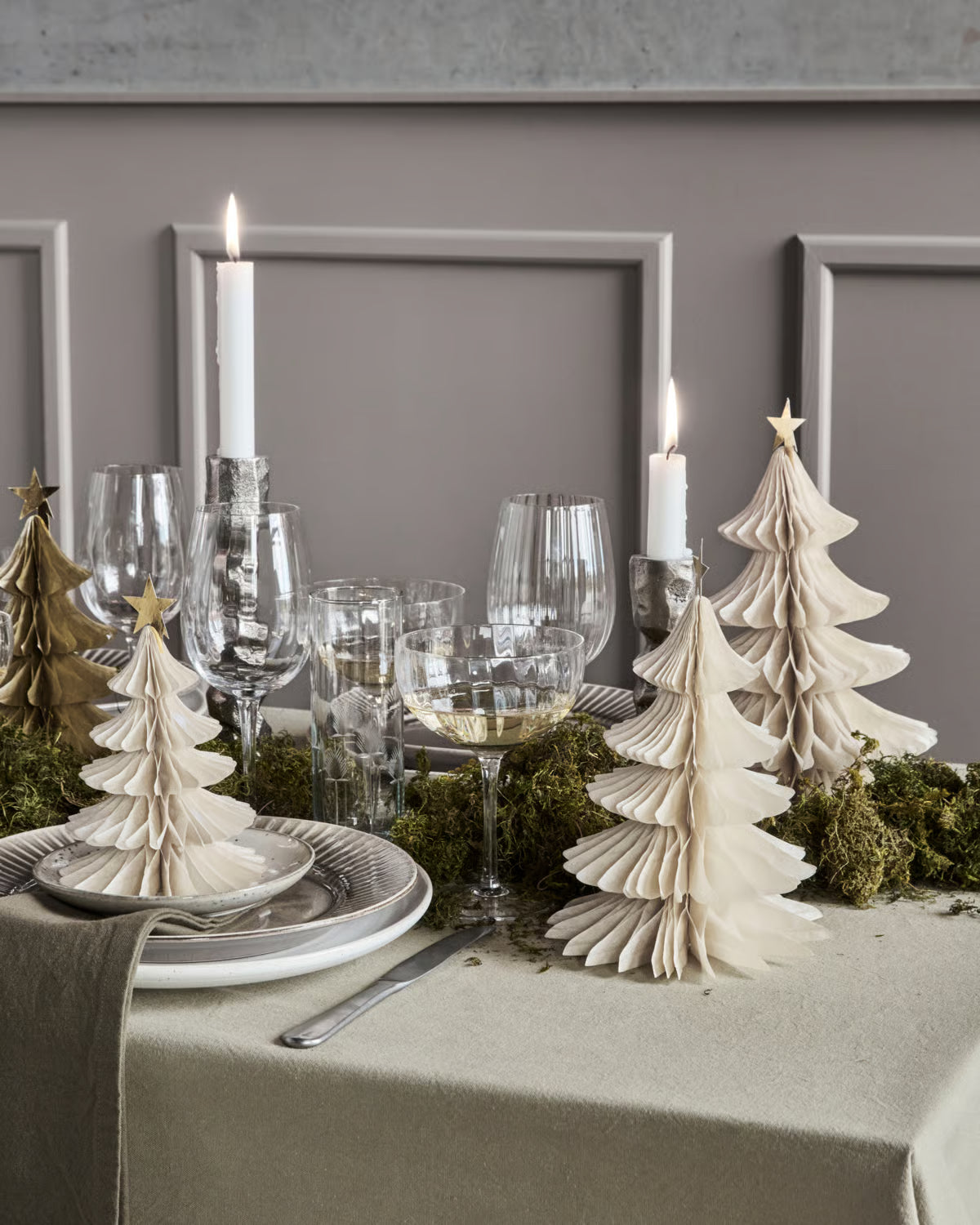 Ornaments "HDTree 3er"-ivory