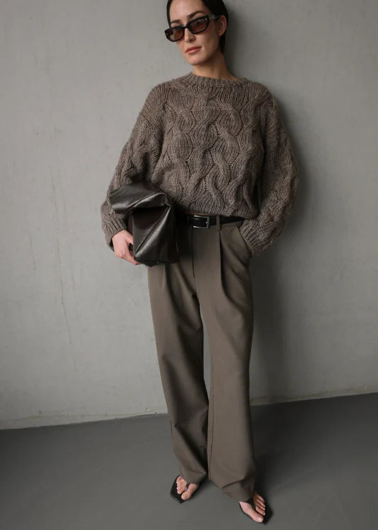 Pullover "Kae`CL"-taupe