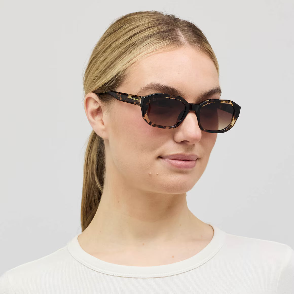 Sonnenbrille "Como Crystal Tortoise Brown"