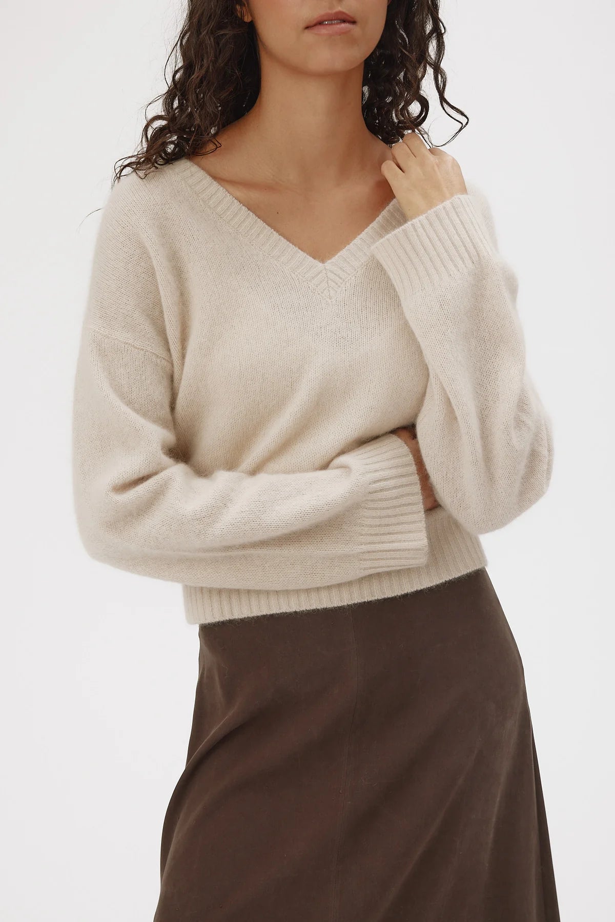 Pullover "Paige" oatmeal beige
