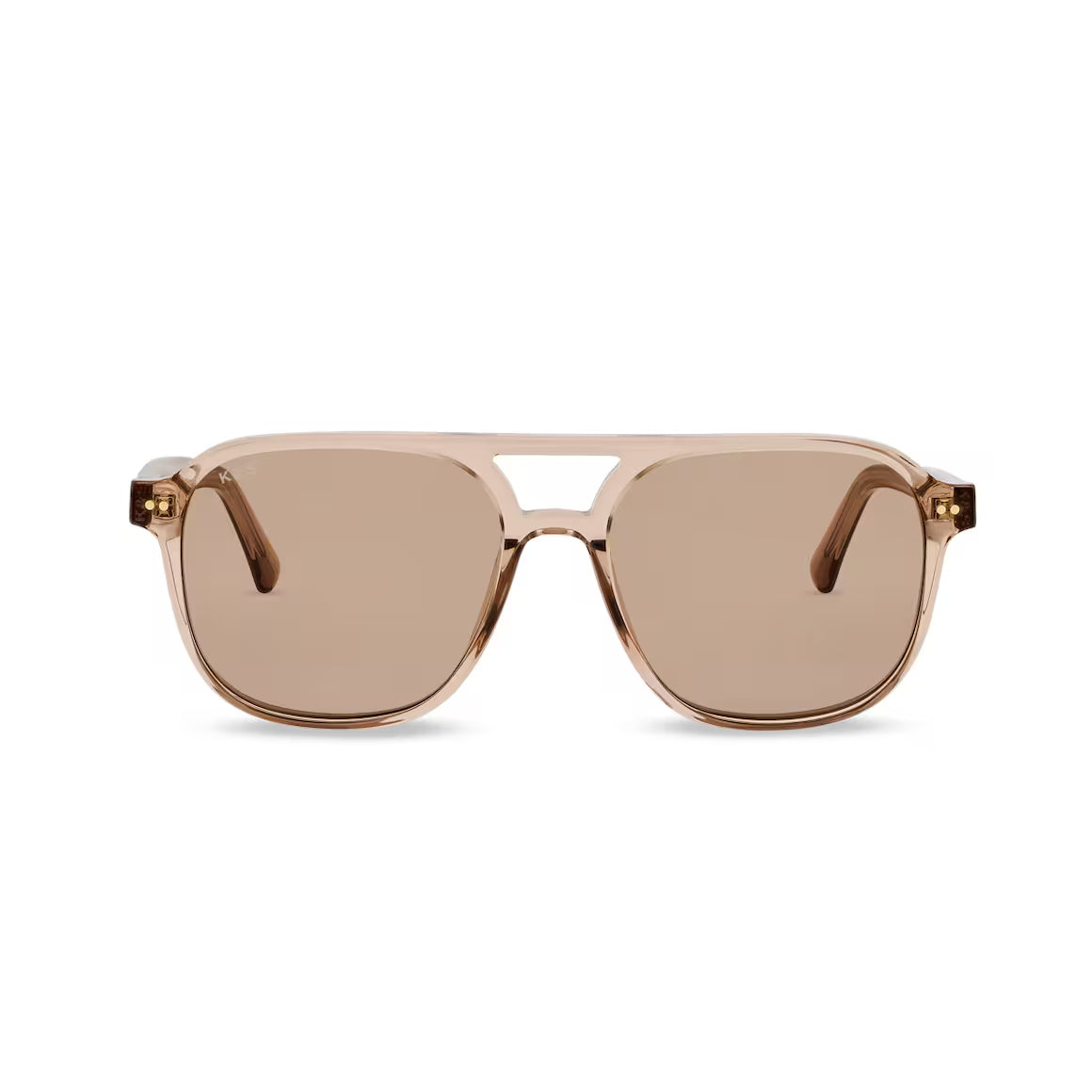 Sonnenbrille „Zurich Oversize Transparent Hazel Light Brown"