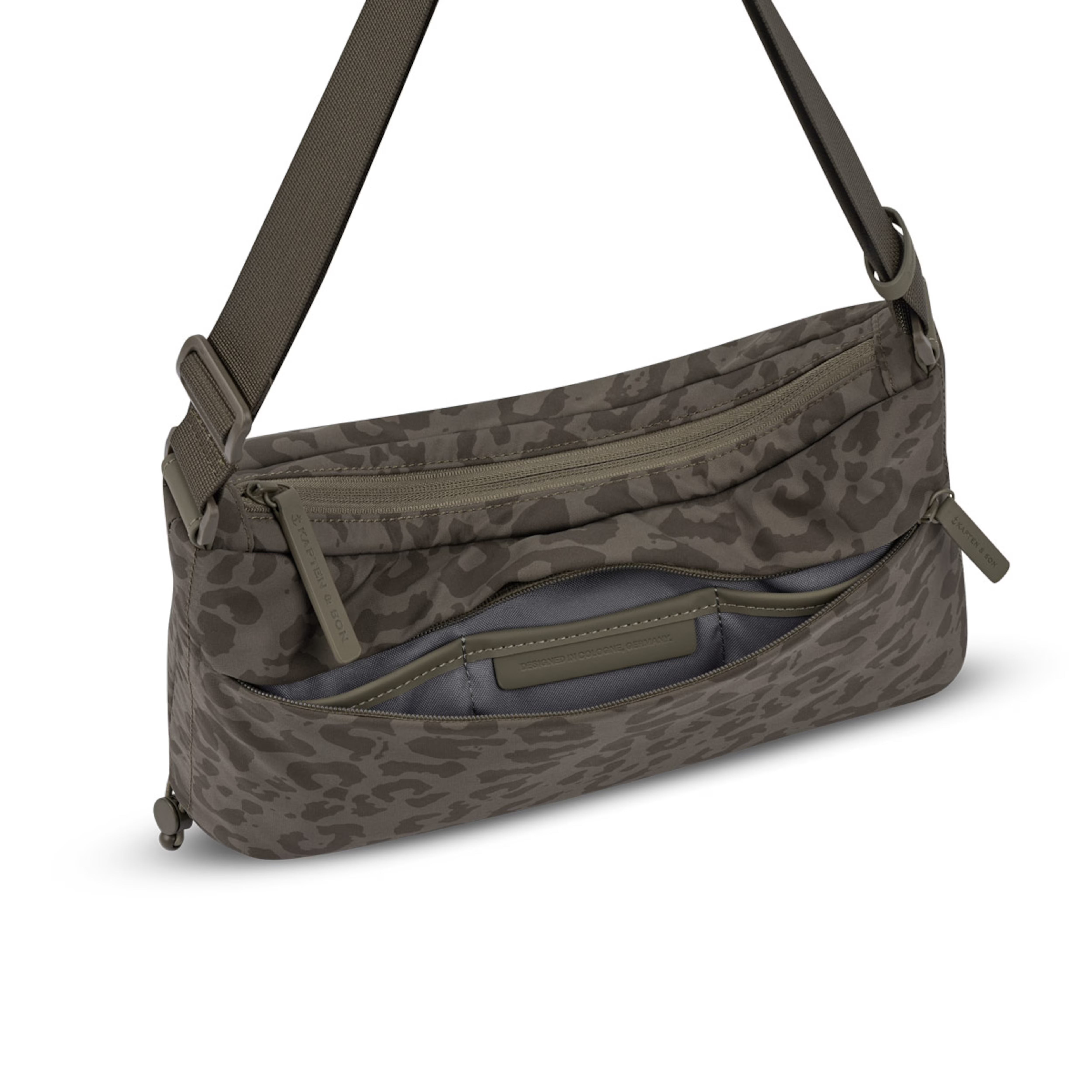 Crossbody Bag "Skara Small Leo Dark Brown"