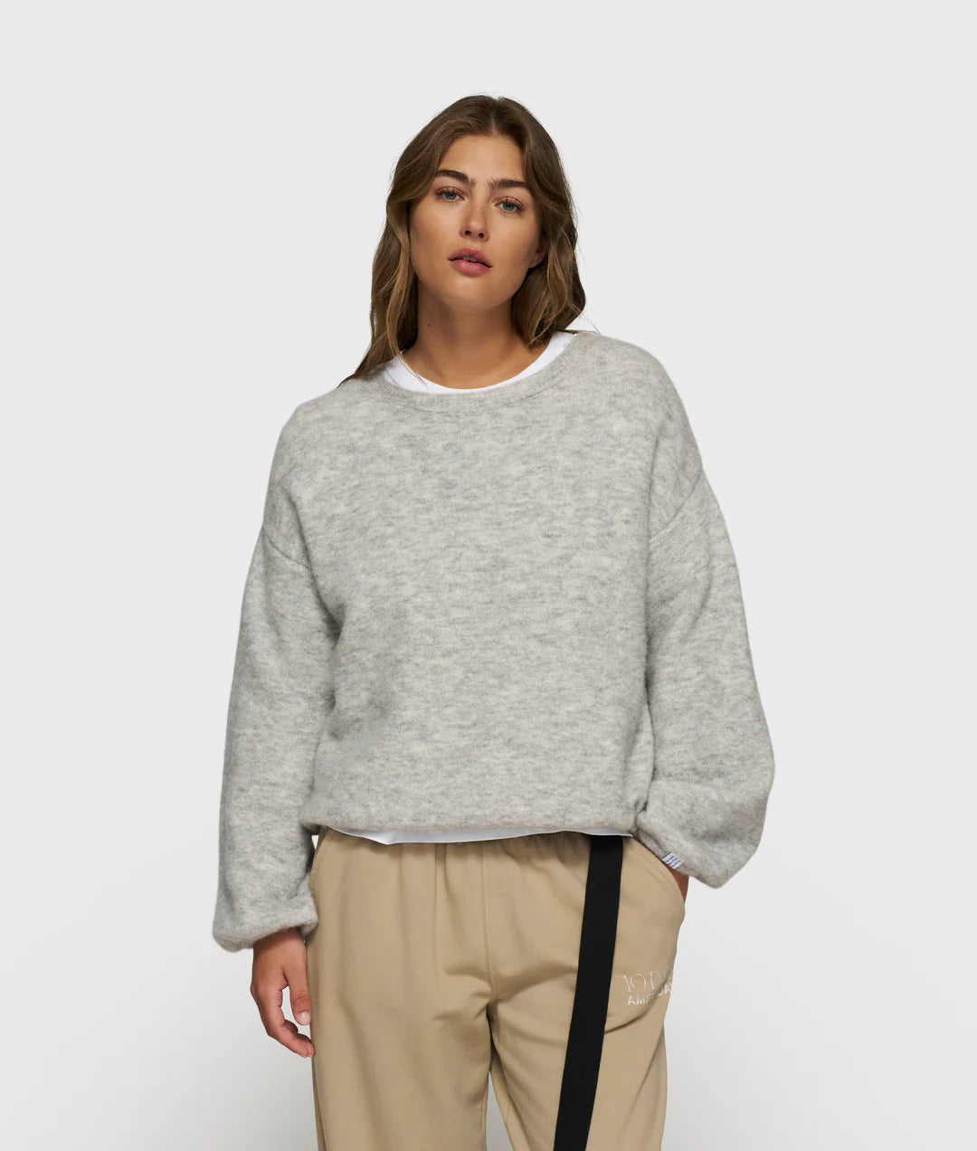 Soft Round Neck Sweater Knit