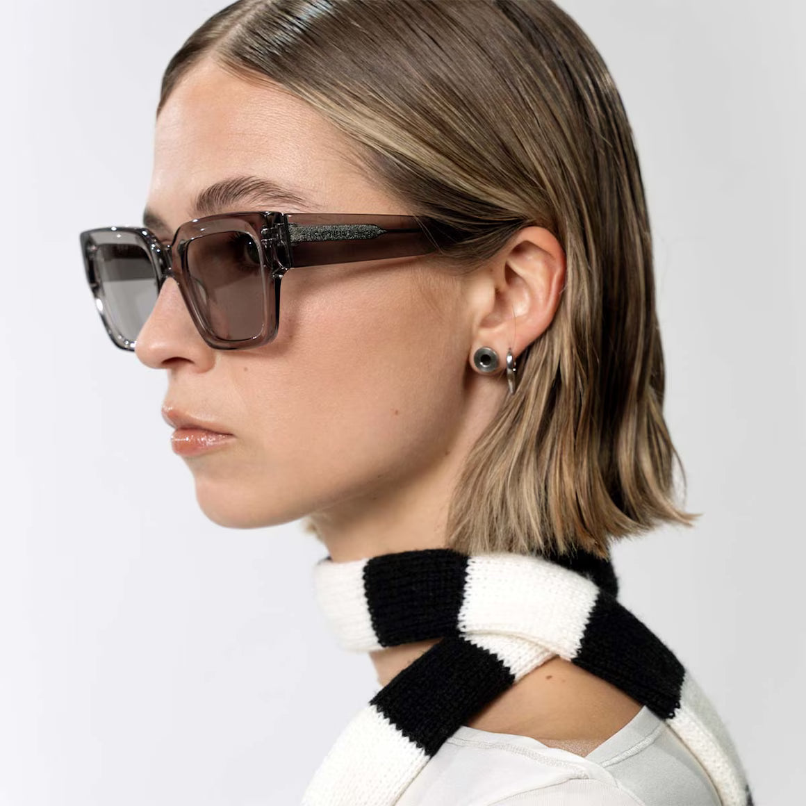 Sonnenbrille „Seville Transparent Grey“