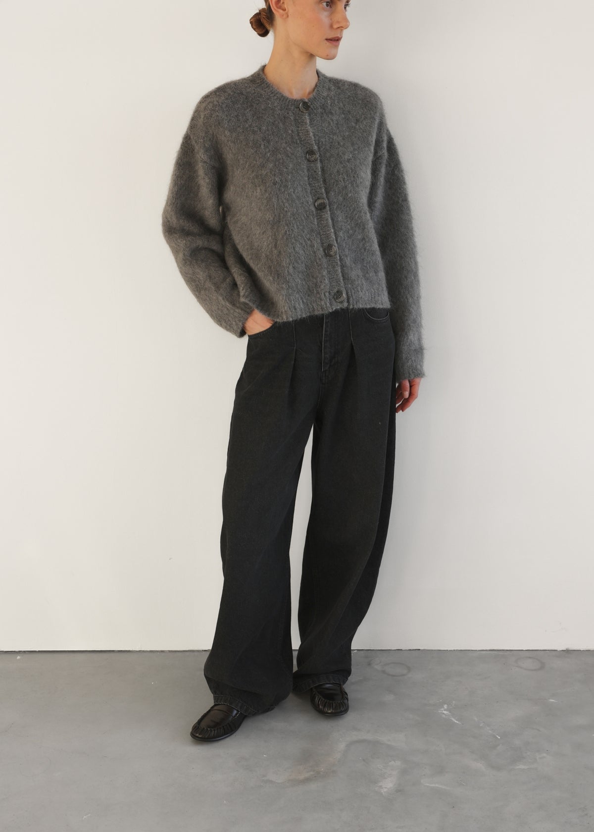 Cardigan "Izumi´CL" grey melee
