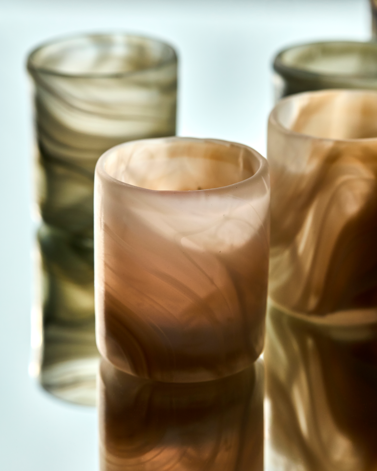 Teelichthalter "HDKae" beige