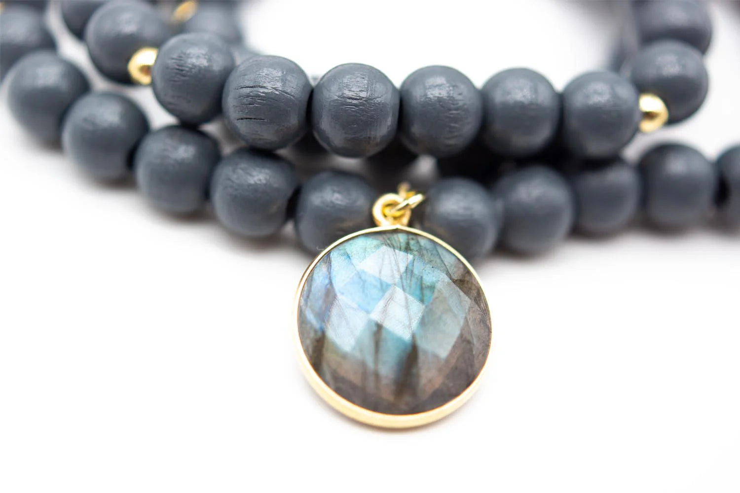 Armband "Mala Triple Graphite"