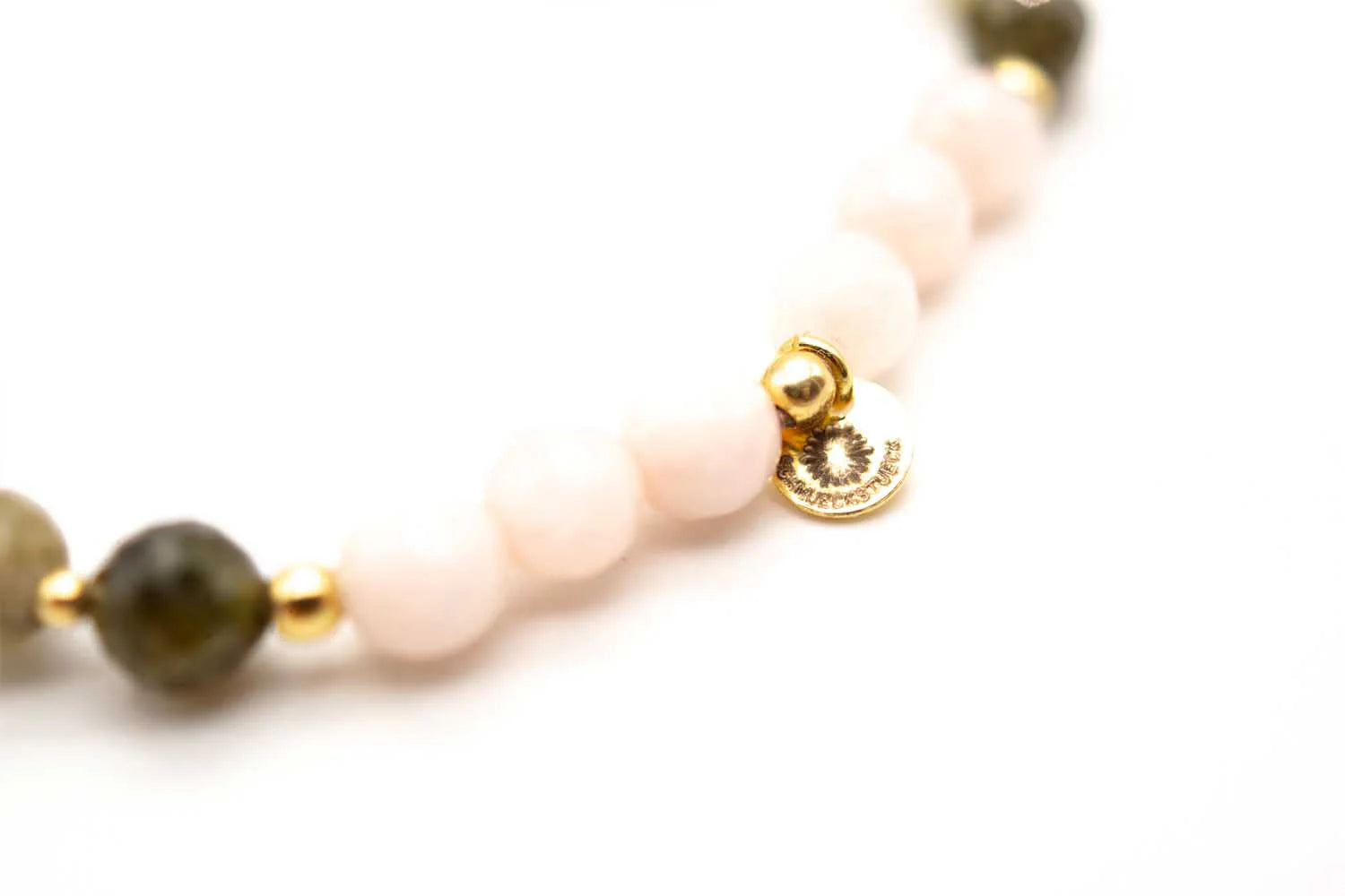 Armband „Mala Single Green Butterfly“