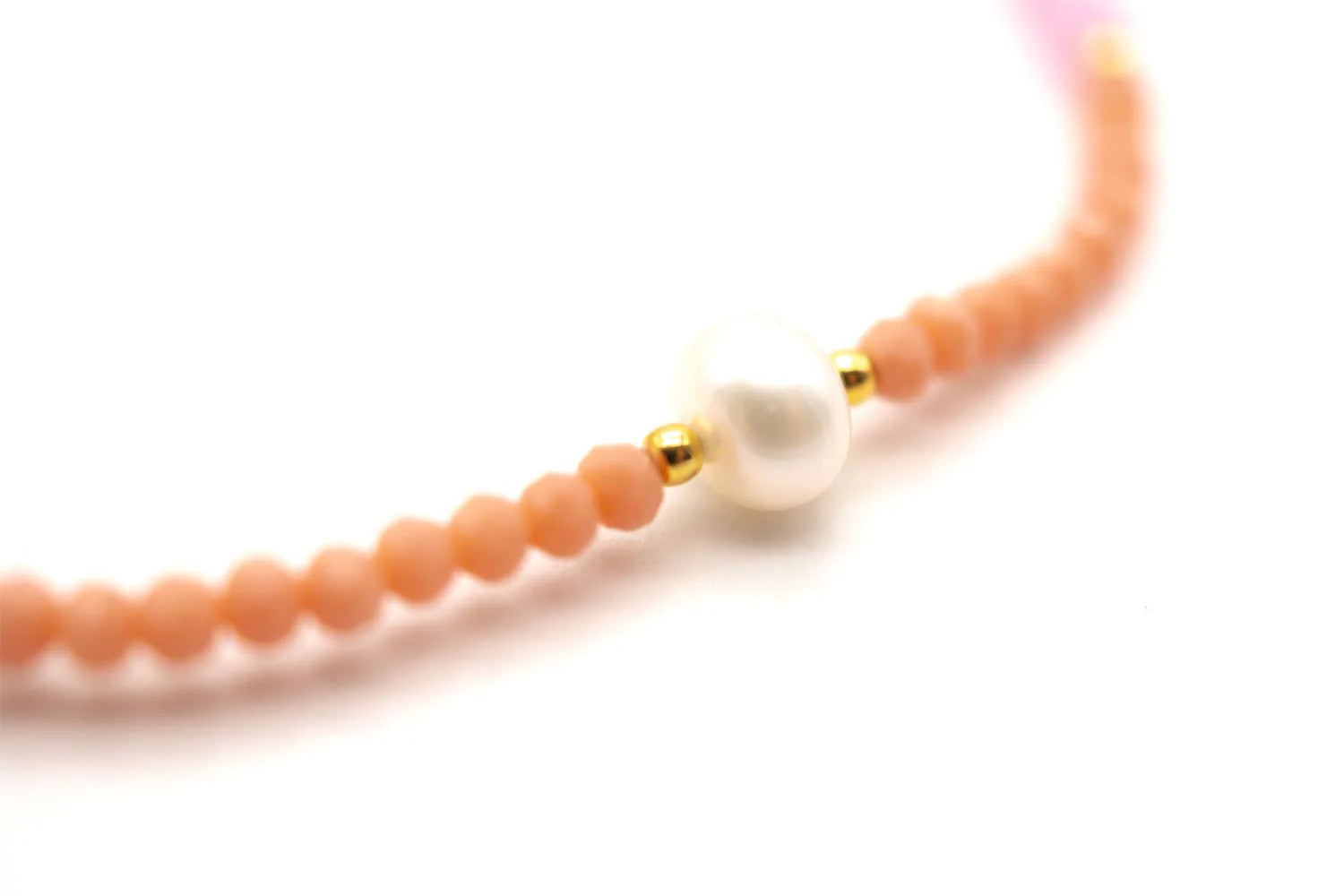 Armband "Mala Single 6Drops Rose"