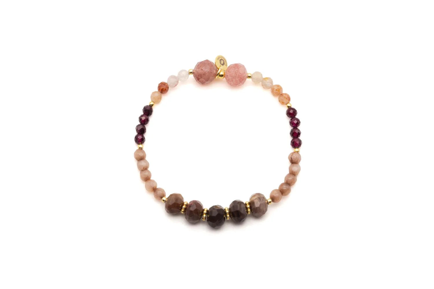 Armband "Mala Single Brown Mania"