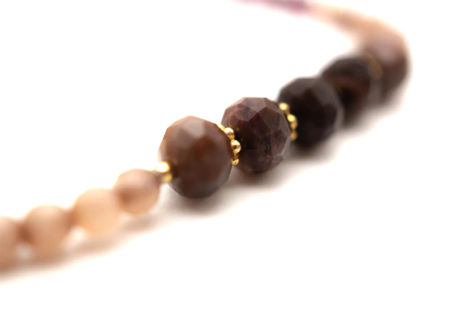 Armband "Mala Single Brown Mania"