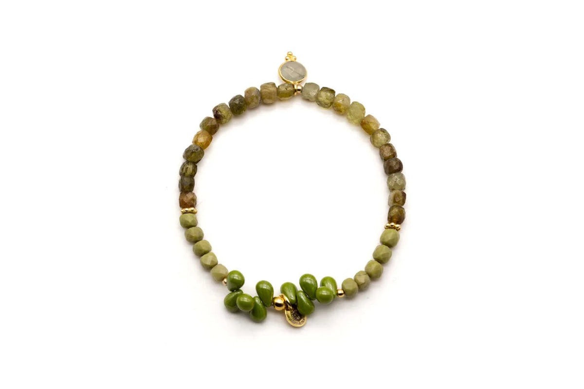 Armband "Drops Sweet Olive"