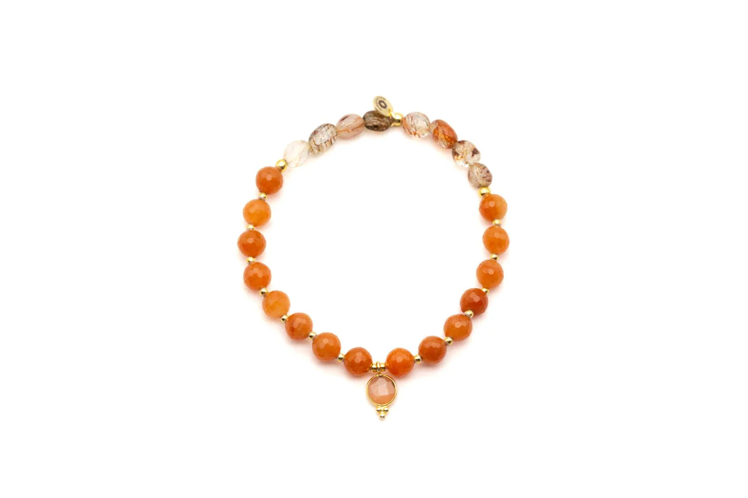 Armband "Mala Single Orange Glamour"