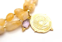 Armband „Mala Twin Naked Honey“