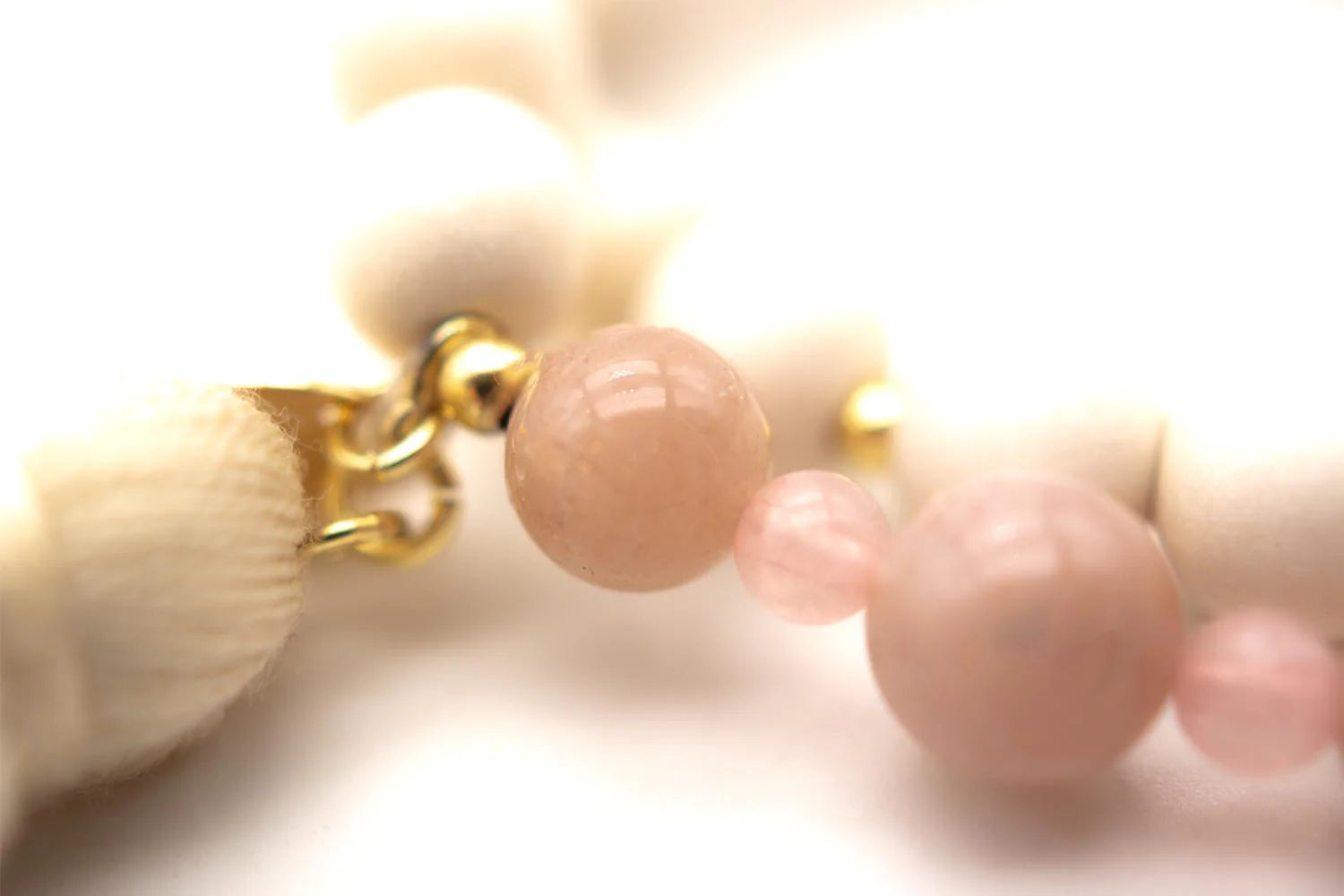 Armband "Mala Twin Rose Moon"