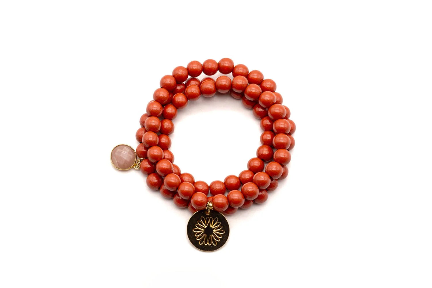Armband "Mala Triple Sweet Pumpkin"