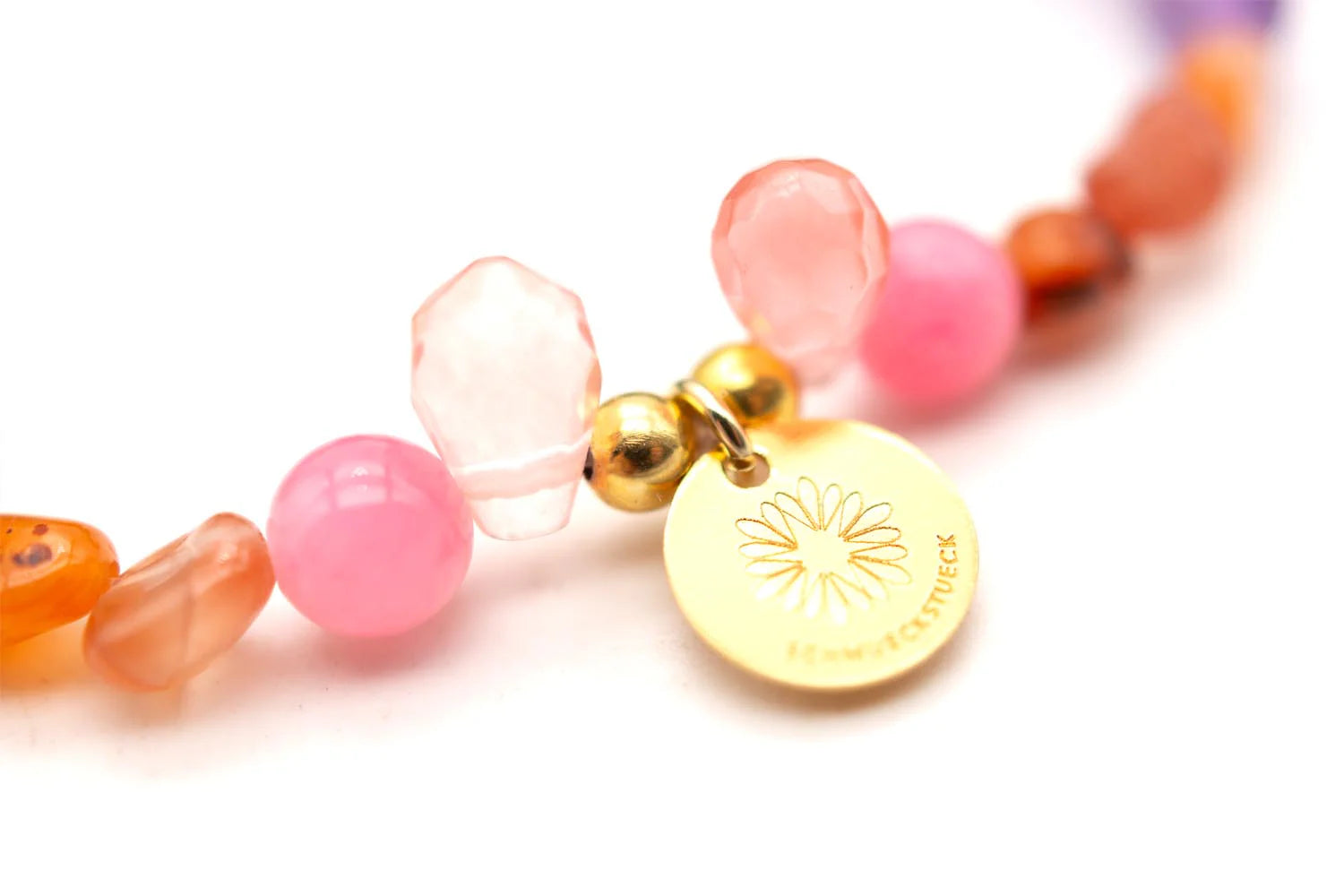 Armband "Mala Single Olive Crush"