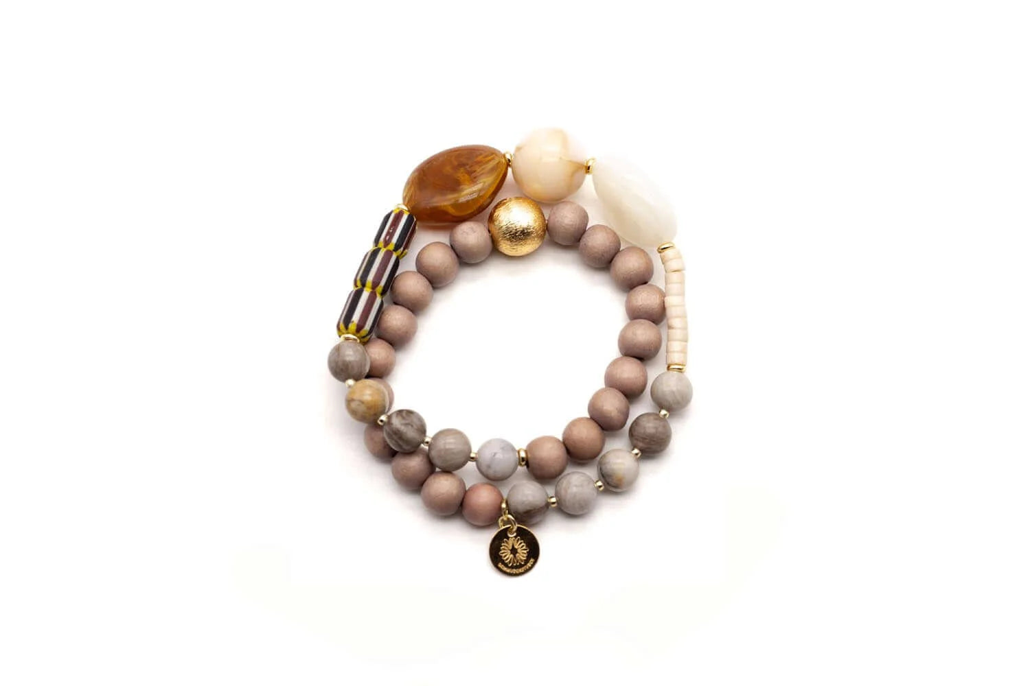 Armband "Chunky Twin Darkwood"