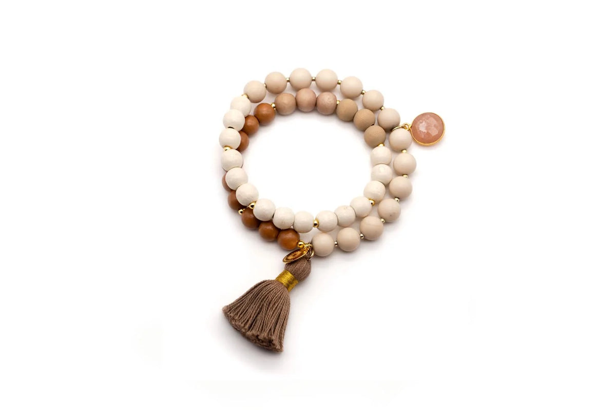 Armband "Mala Twin Macchiato"