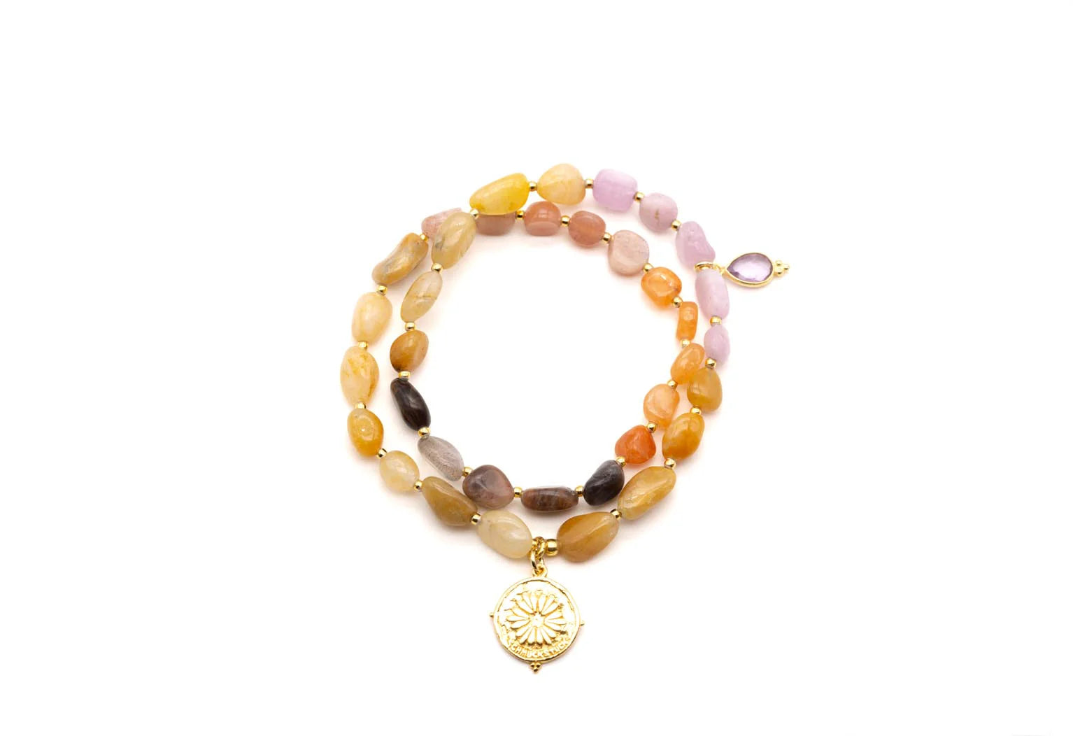 Armband "Mala Twin Naked Harmony"