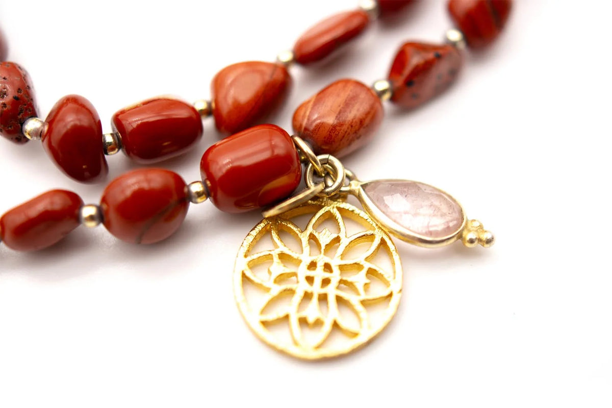 Armband "Mala Twin Naked Clay"