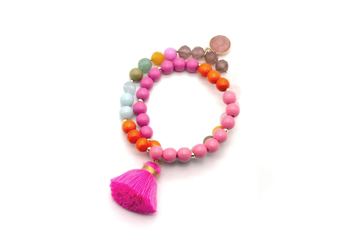 Armband "Mala Twin Pink Colour"