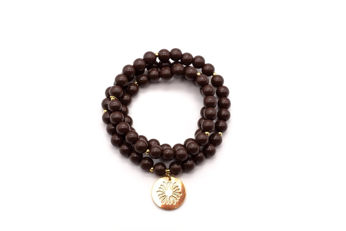 Armband "Mala Triple Chocolate"