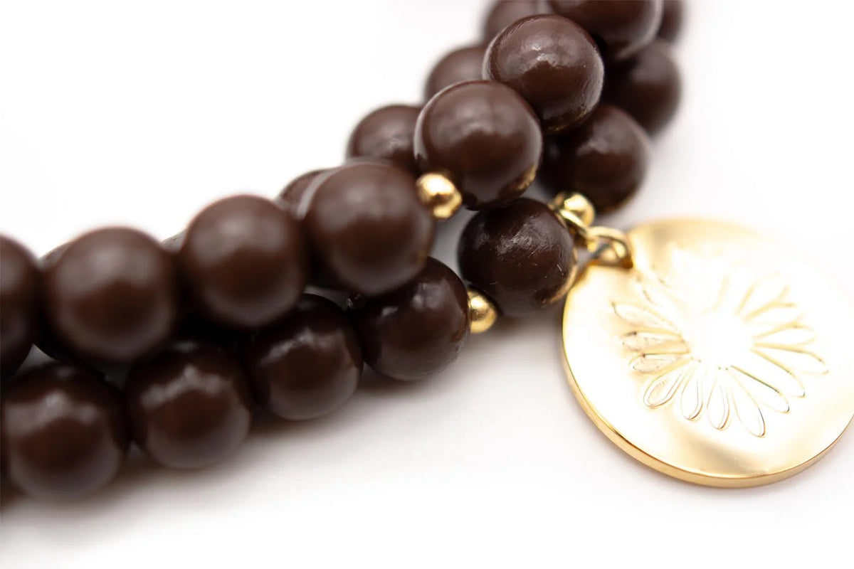 Armband "Mala Triple Chocolate"