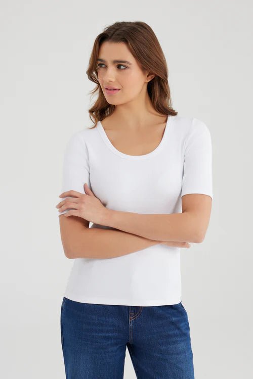 T-Shirt "Alina" white - Dein Lieblingsladen Concept