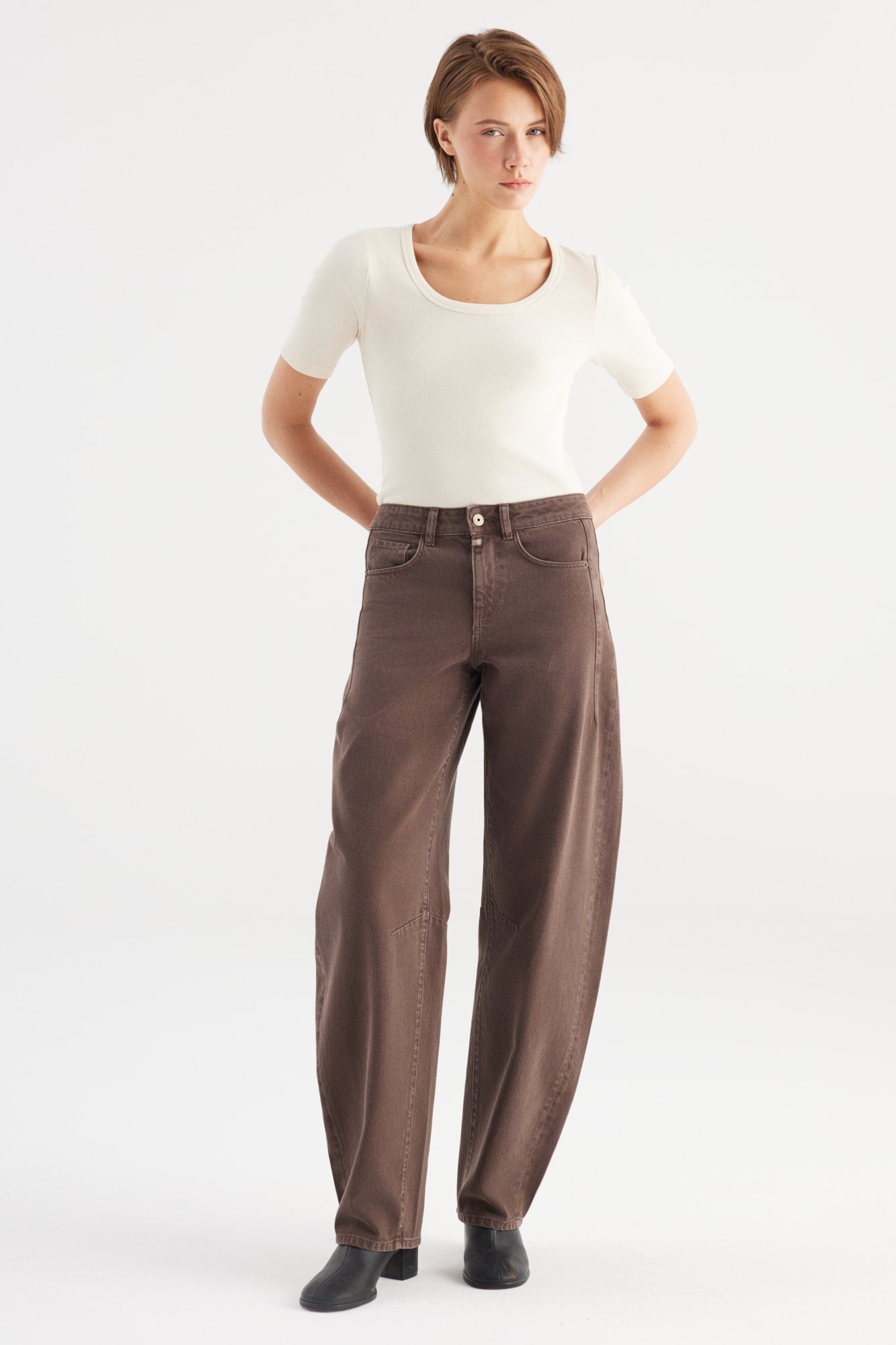 Jeans "Clara" mocha - Dein Lieblingsladen Concept