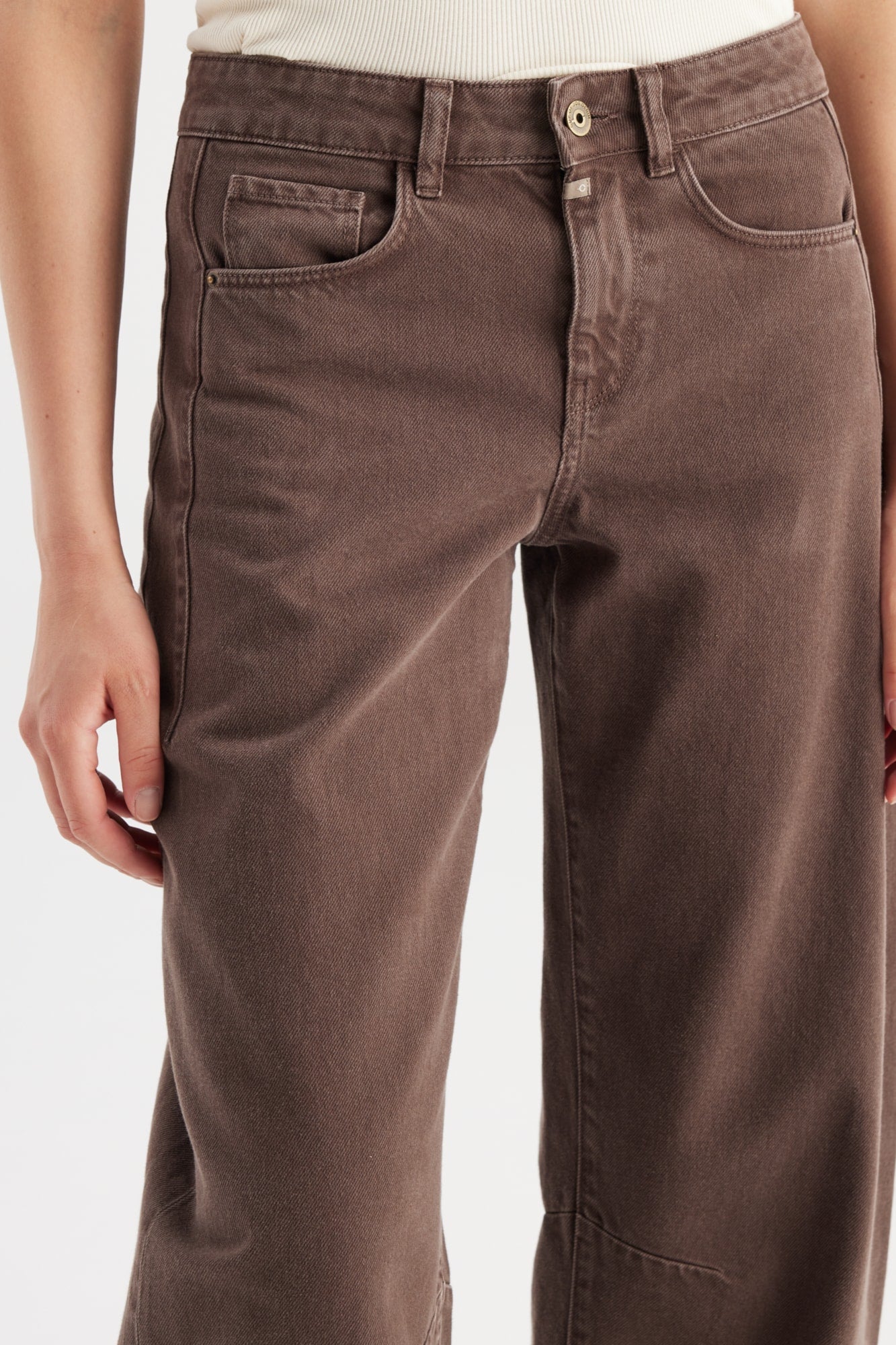 Jeans "Clara" mocha - Dein Lieblingsladen Concept