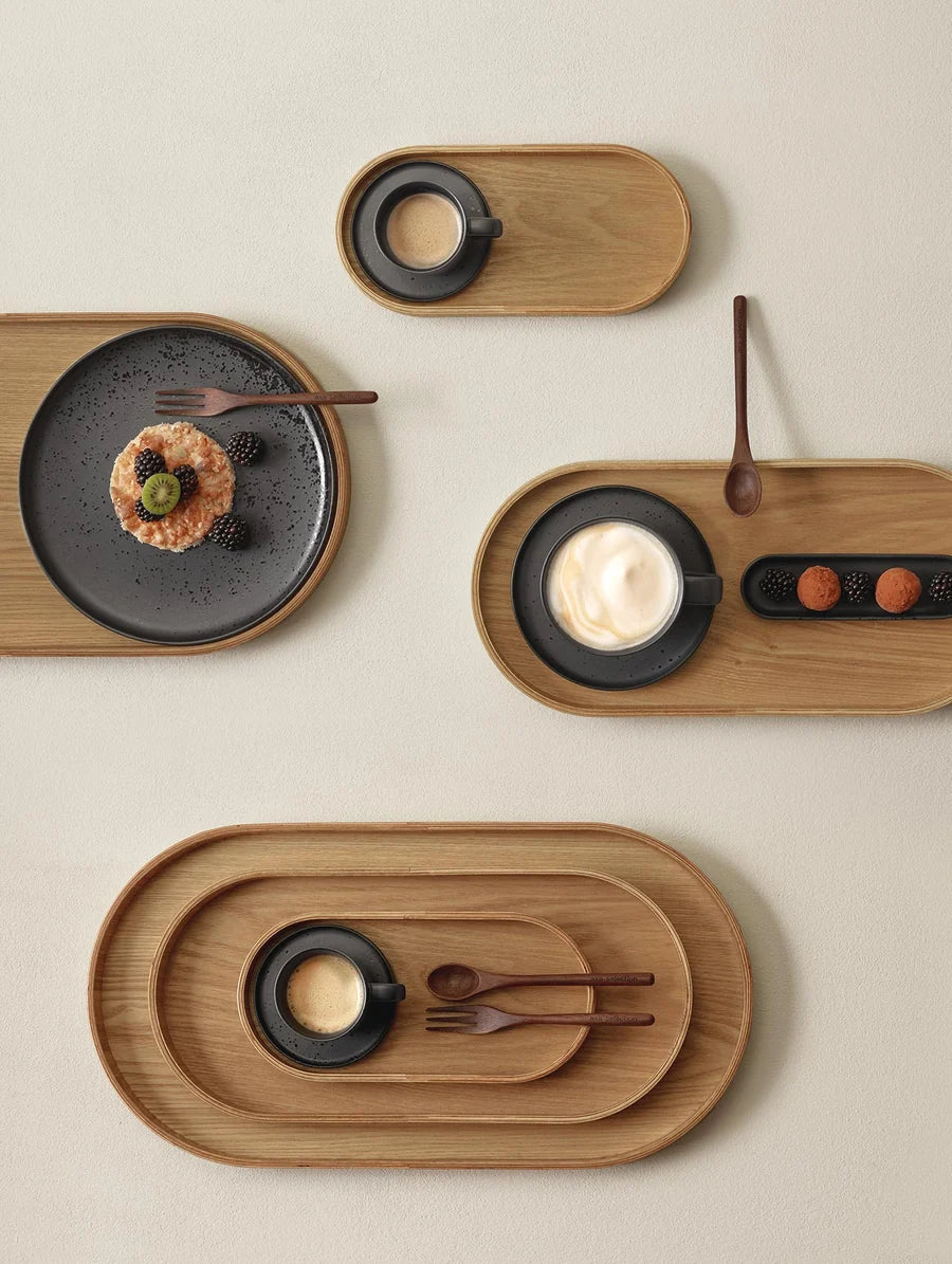 Tablett oval Buche
