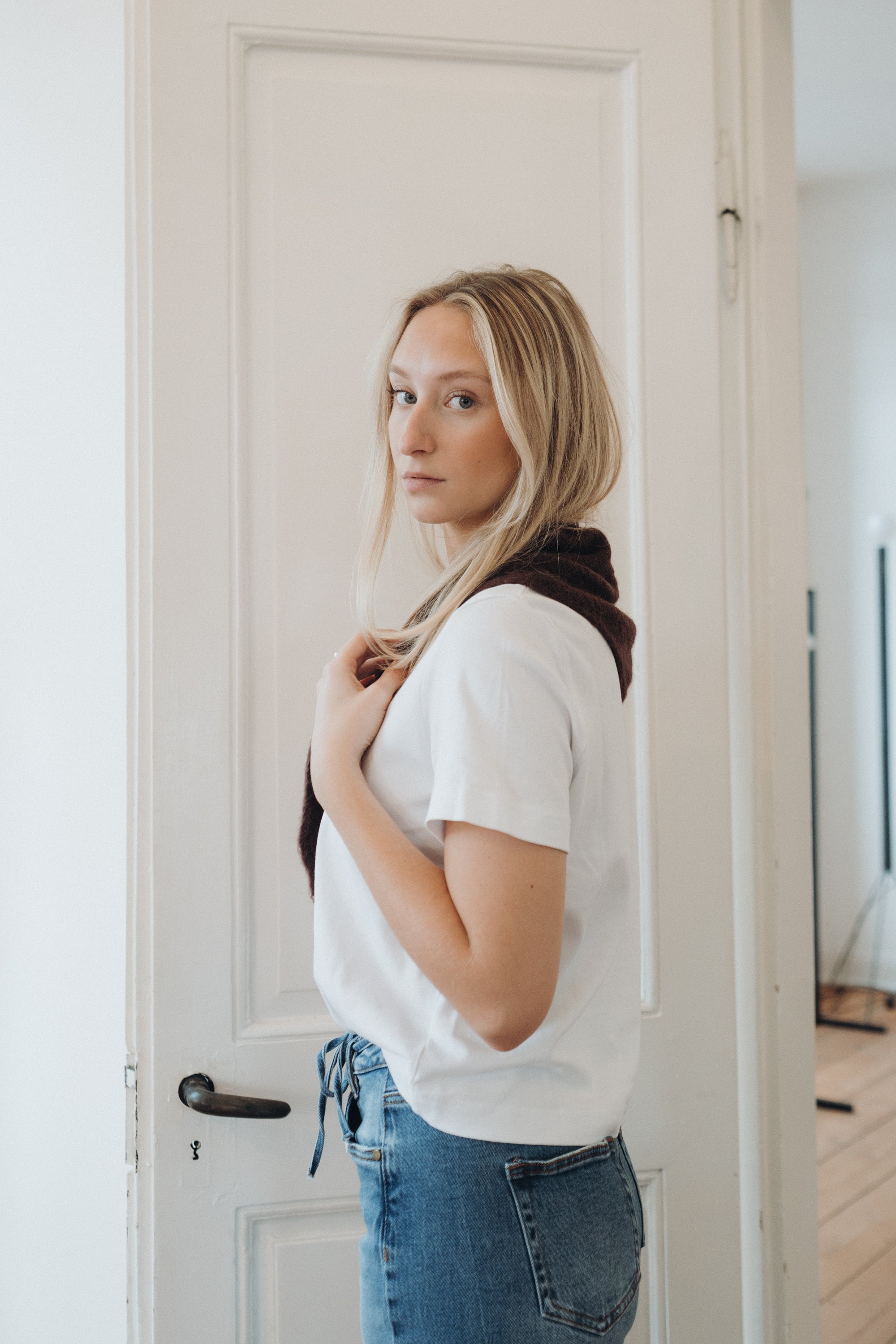 Dreieckstuch "SallyDLL" dark brown