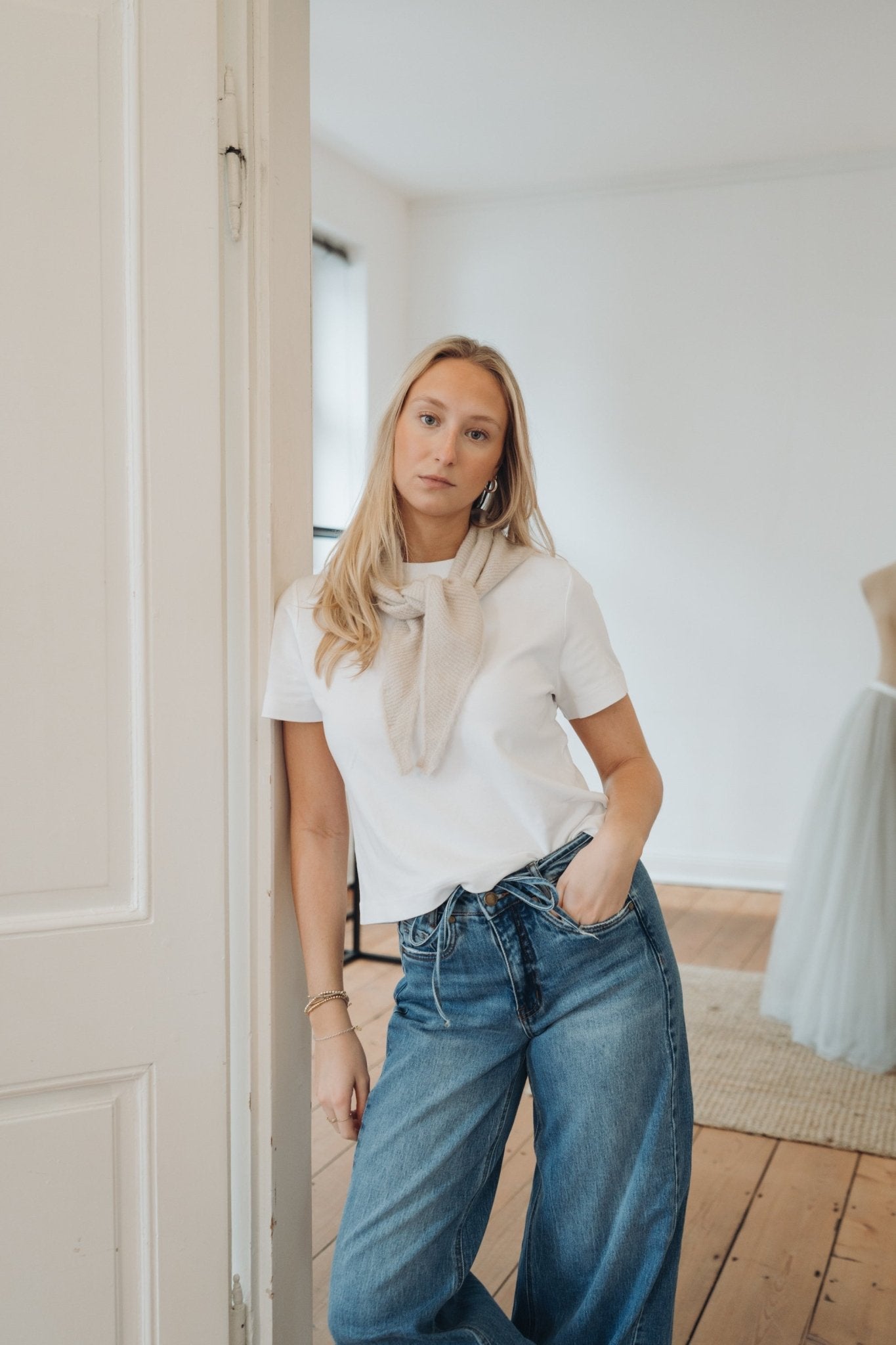 Dreieckstuch "SallyDLL" cloud dancer - Dein Lieblingsladen Concept