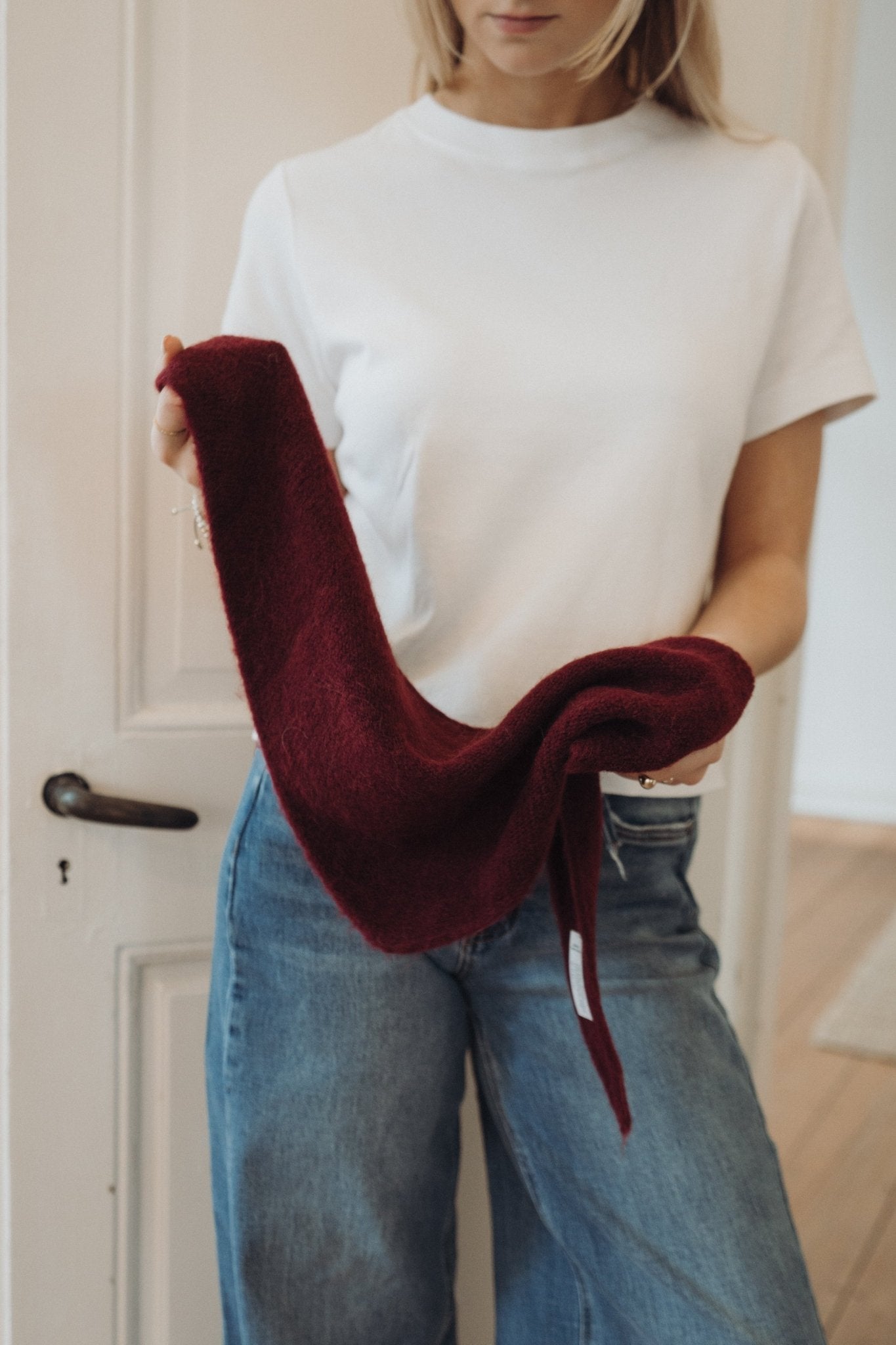 Dreieckstuch "SallyDLL" bordeaux - Dein Lieblingsladen Concept