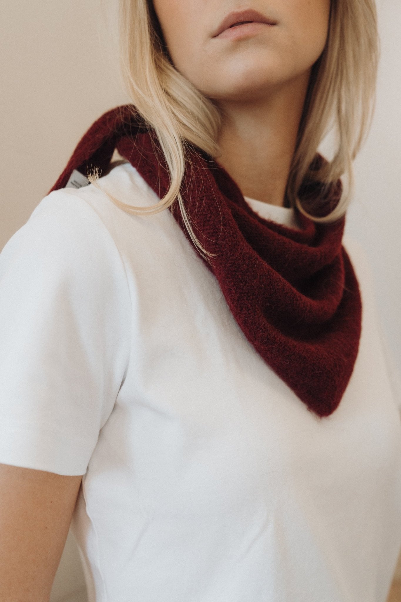 Dreieckstuch "SallyDLL" bordeaux - Dein Lieblingsladen Concept