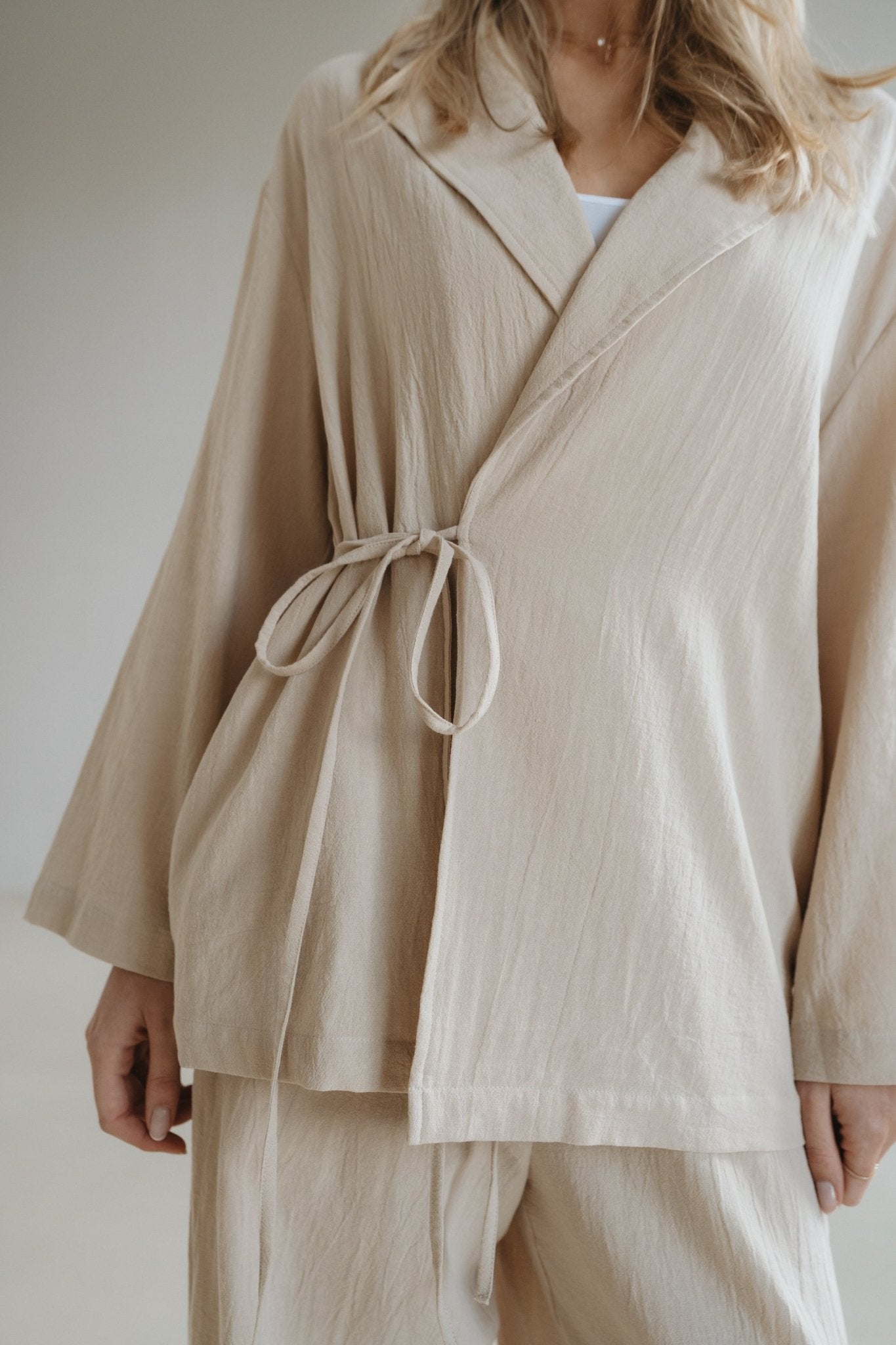 Wickelblazer "LanaDLL" sand - Dein Lieblingsladen Concept