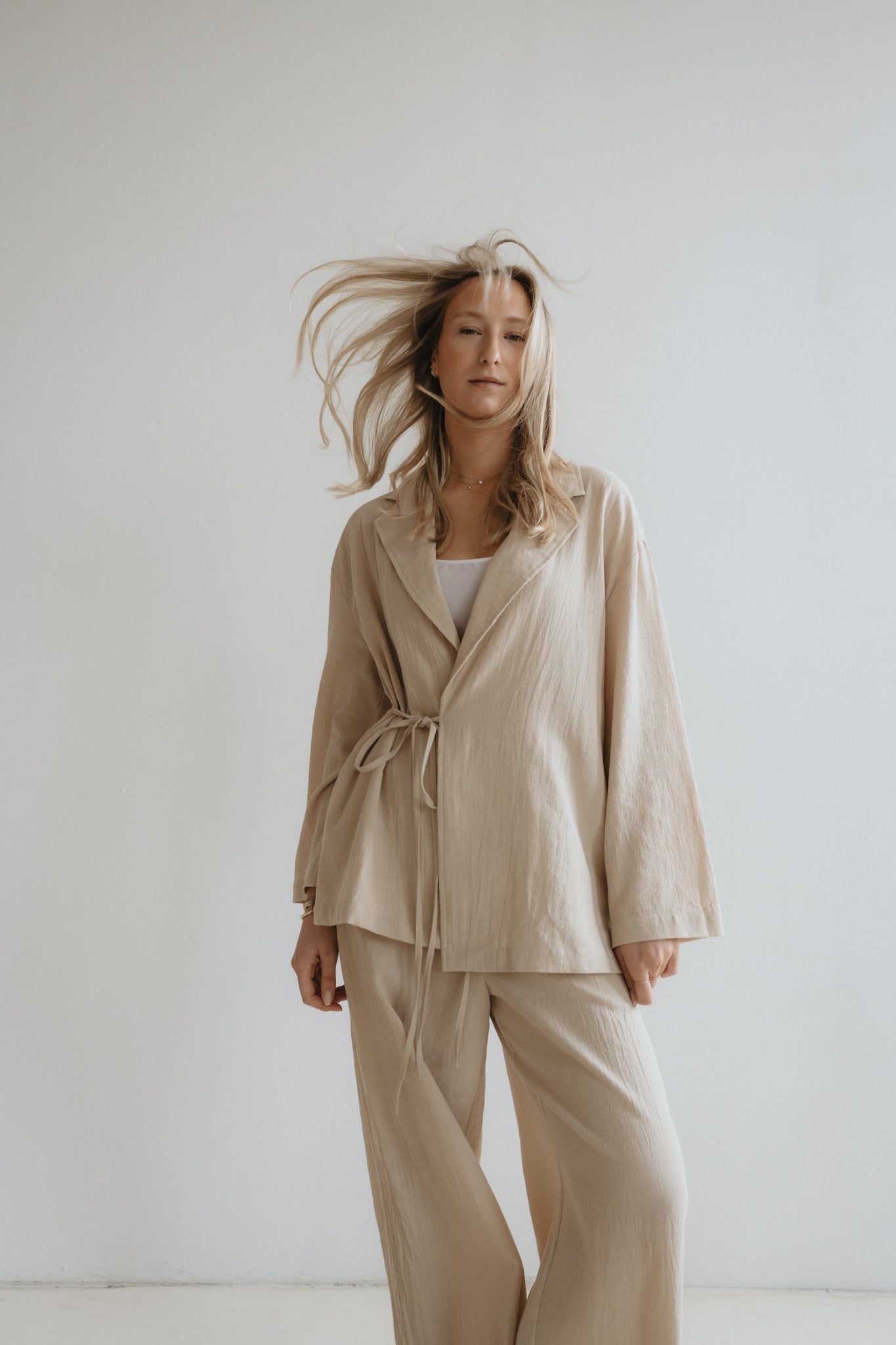Wickelblazer "LanaDLL" sand - Dein Lieblingsladen Concept