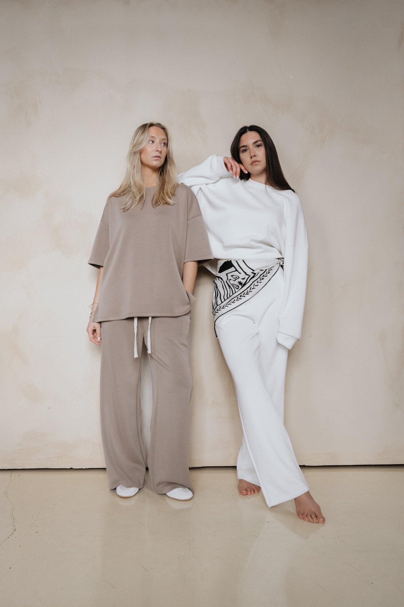 Modalhose "LeyaDLL" taupe - Dein Lieblingsladen Concept
