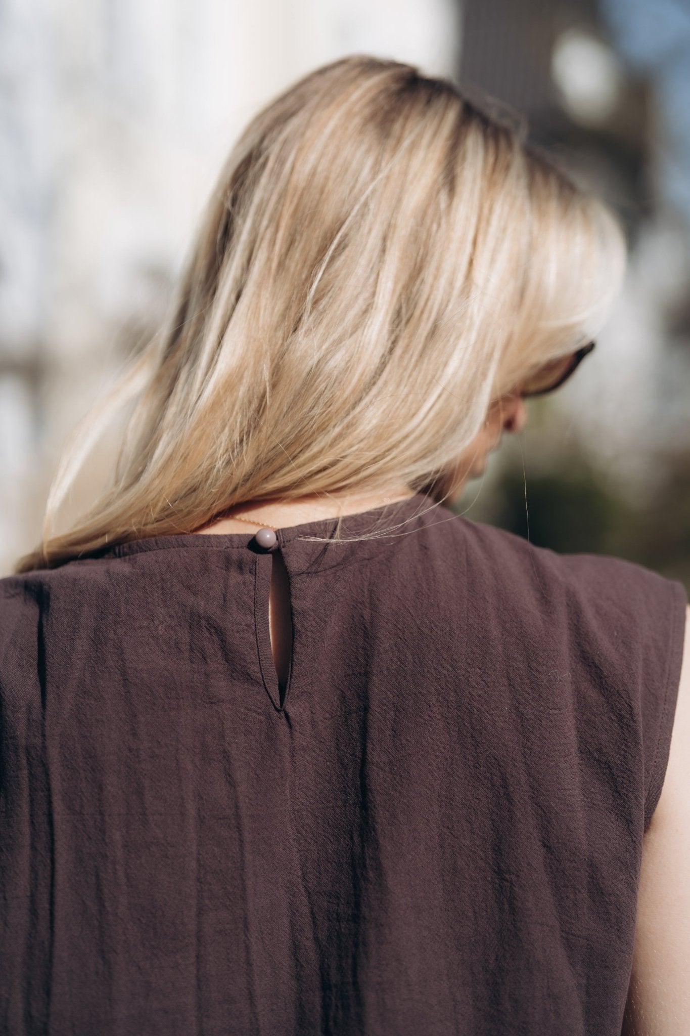 Shirt "PeggyDLL" brown aubergine - Dein Lieblingsladen Concept