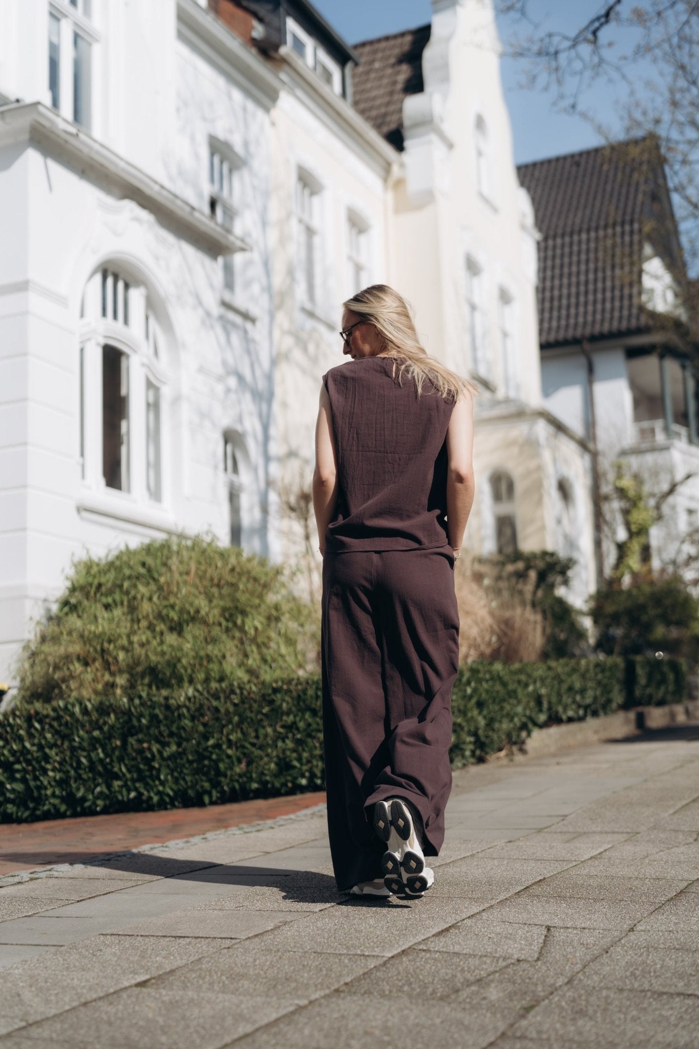 Hose "LeniDLL" brown aubergine - Dein Lieblingsladen Concept