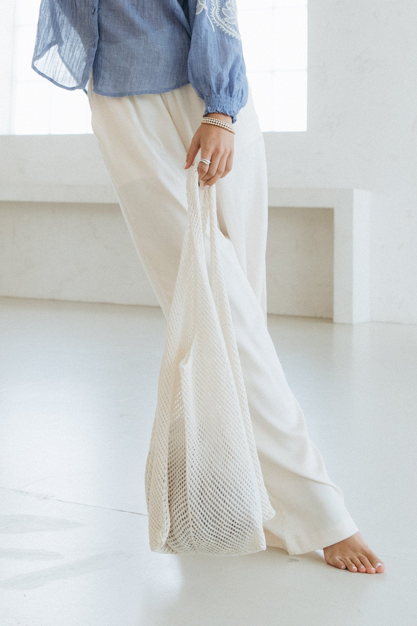 Satinhose "ValinaDLL" soft sand - Dein Lieblingsladen Concept